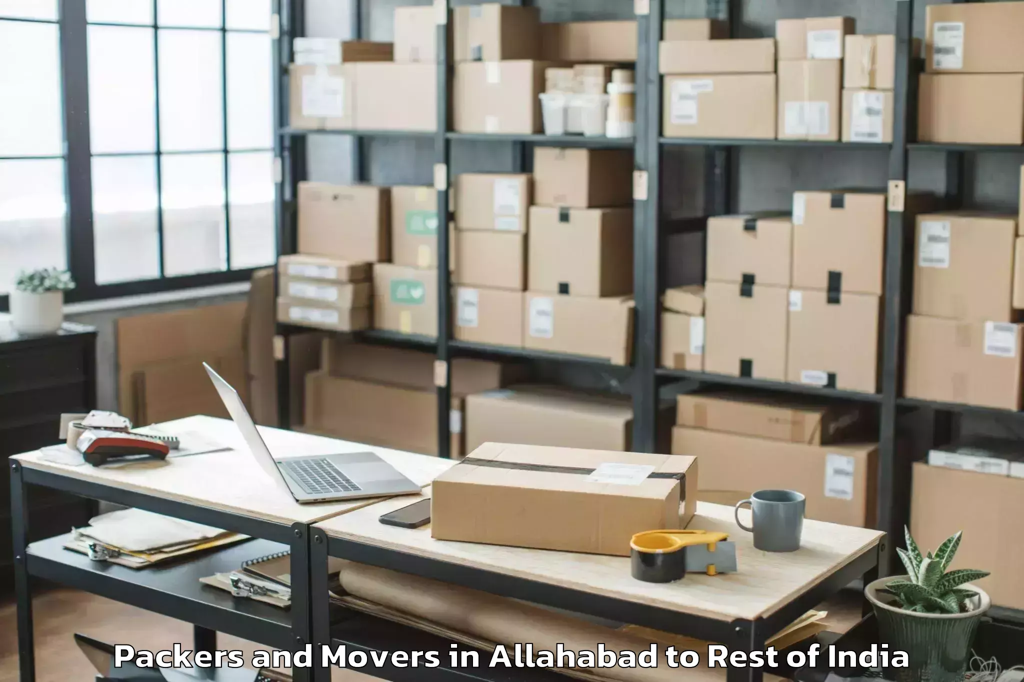 Book Your Allahabad to Charar E Shrief Packers And Movers Today